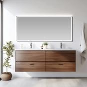 SN-09 LED Bathroom Mirror - 1200x600mm image