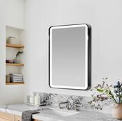 SN-12 Black Series LED Bathroom Mirror - 800x600mm image