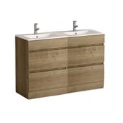 Viena Oak 1200 Double Floor ​Unit &amp;amp; Basin