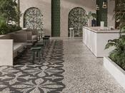 Palazzo 120x120 3D Soft Brillo &amp;amp; SS Shine Porcelain Floor Tile image