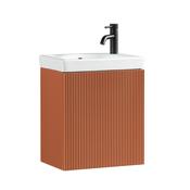 Flauto Mini 1-Door Cloakroom Wall Hung Unit And Basin