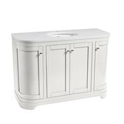 Widcombe 1200mm Curved Floorstanding Vanity Unit, Worktop &amp;amp; Basin