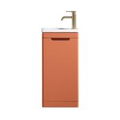 Acerra 400mm 1 Door Cloakroom Floorstanding Vanity Unit &amp;amp; Basin image