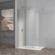 TI8 8mm Wetroom Clear Glass Panel with Profile Kit image