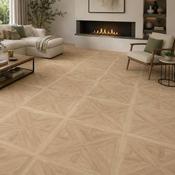 Volte Marquetry Nat 75x75 Floor Tile