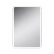 Angus Slimline Rectangle Frosted Edge Touch LED Mirror with Demister image