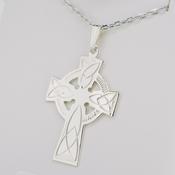Silver Celtic Cross Necklace image