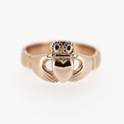 9ct Rose 100 Year Claddagh Ring image