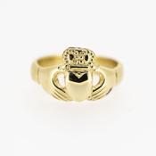 18ct Yellow Gold 100 Year Claddagh Ring image