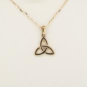 9ct Rose Gold Trinity Necklace image