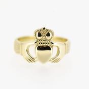GENTS 14CT YELLOW GOLD CLADDAGH RING