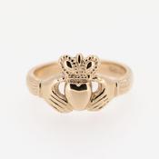 Ladies 14ct Rose Gold Claddagh Ring