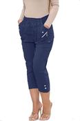 Navy Women's Capri Trousers image
