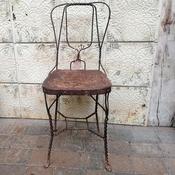 Vintage Indian Wedding Chair (H88cm × W110cm × D36cm)