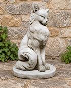 Content Cat Garden Ornament
