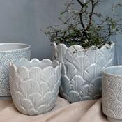 Fayence Glazed Pot – Large (D 12 x H 10.5 cm) image
