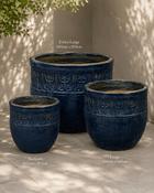 Adelaide Antique Blue Pot - Large (D 42 x H 41 cm) image