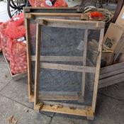 Wooden Box With Wire image