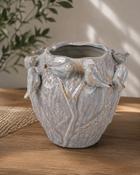Flowerpot With Birds (D25cm × H20cm)