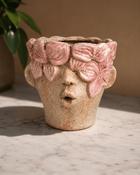 Head Terracotta Planter (W19cm × D18cm × H15cm) image