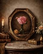 Painting Black (Plastic) Flowers