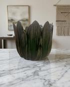 Ceramic Leaf Pot (D 24 x H 19 cm)