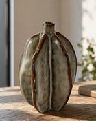 Ceramic Pod Vase Gray-Brown (D 12.5 x H 14.5 cm)