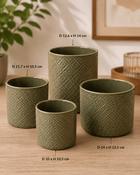 Ceramic Pot Amira - Green (D 11.7 x H 10.5 cm) image
