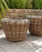 Rattan Dry Pot Planter X-Large (D 82/55 x H 61 cm) image