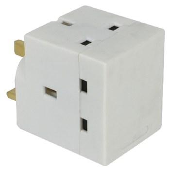 3 Way Triple Adaptor | Electrical Adaptor