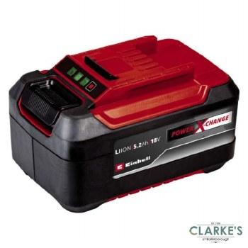 Einhell Power X-Change 18V 5.2Ah Li-ion Battery with LED Charge Indicator