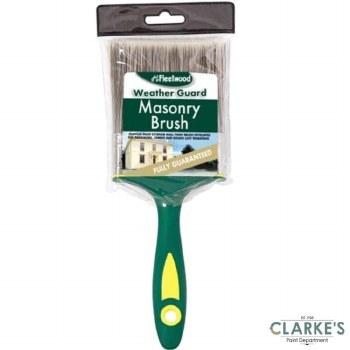 Fleetwood Masonry Brush 5" Synthetic bristles, Plastic beavertail handle, Exterior use