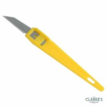 Stanley Disposable Craft Knives Pack of 3 - Yellow Handle, Blade