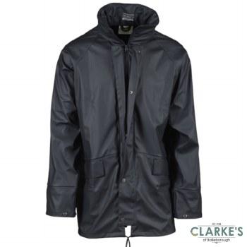 Xpert Swampmaster No-Sweat Stormgear Waterproof Jacket Navy Size L with Foldaway Hood and Pockets