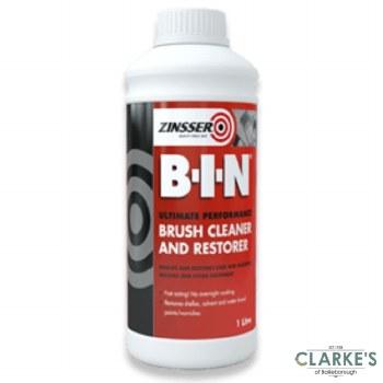 Zinsser B-I-N Brush Cleaner & Restorer 500 ml - Removes shellac, solvent and water based paints/varnishes
