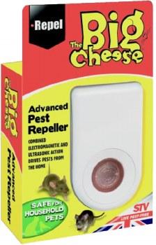 Big Cheese Advanced Pest Repeller | STV789 | Combines Electromagnetic and Ultrasonic Action | Safe for Household Pets