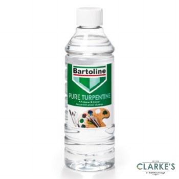 Bartoline Pure Turpentine 500ml - Cleaner & Thinner for Artists' Oil Paints