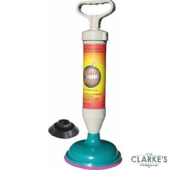 Easi Plumb Drain Bomb Plunger for Sink, Bath, Basin, Shower and Toilet | Forces Water Out
