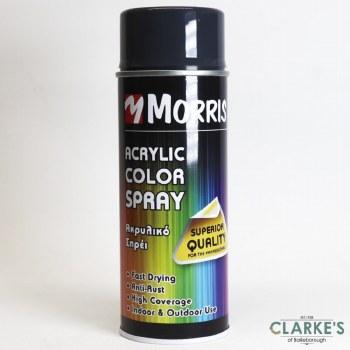 Morris Acrylic Spray Paint Anthracite Grey RAL 7016 High Gloss 400ml Fast Drying Anti-Rust High Coverage Indoor Outdoor Use