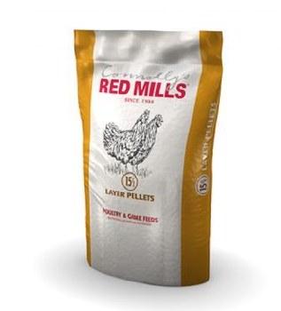 Red Mills Layers Pellets 20kg Poultry & Game Feeds 15% Feed