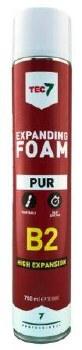 TEC7 PUR B2 Expanding Foam - High Expansion