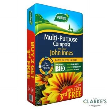 Westland Multi-Purpose Compost John Innes 60 Litres - Ideal for seedlings, pricking out and petting