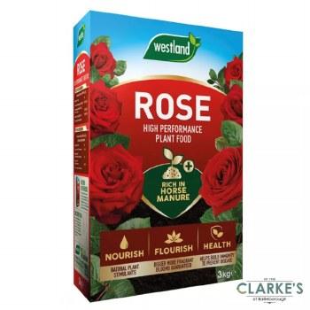 Westland Rose High Performance Plant Food 3kg for Bigger Blooms with Horse Manure