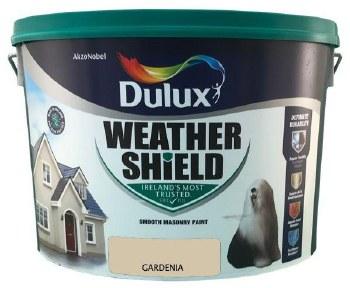 Dulux Weathershield Masonry Paint Gardenia 10L Opaque Exterior