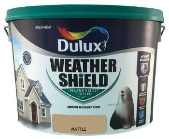 Dulux Weather Shield Wattle Masonry Paint Size 10Ltr Ultimate Durability Smooth