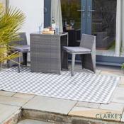 Alfresco Atlantis Light Grey - Outdoor Rug 150 x 210cm image