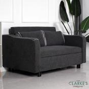 Aspen Sofa Bed Charcoal Patchwork image