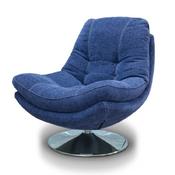 Axis Nature Occasional Swivel Chair Sapphire Blue
