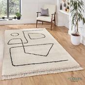 Boho A474 White/Black Rug 120 x 170cm