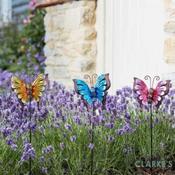 Bella  - Butterflie Stake Garden Decoration Red